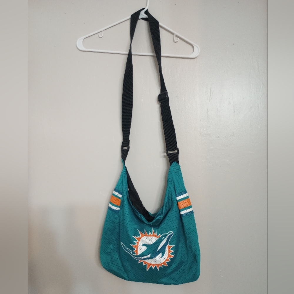 Little Earth Productions NFL Miami Dolphins Jersey Tote Bag